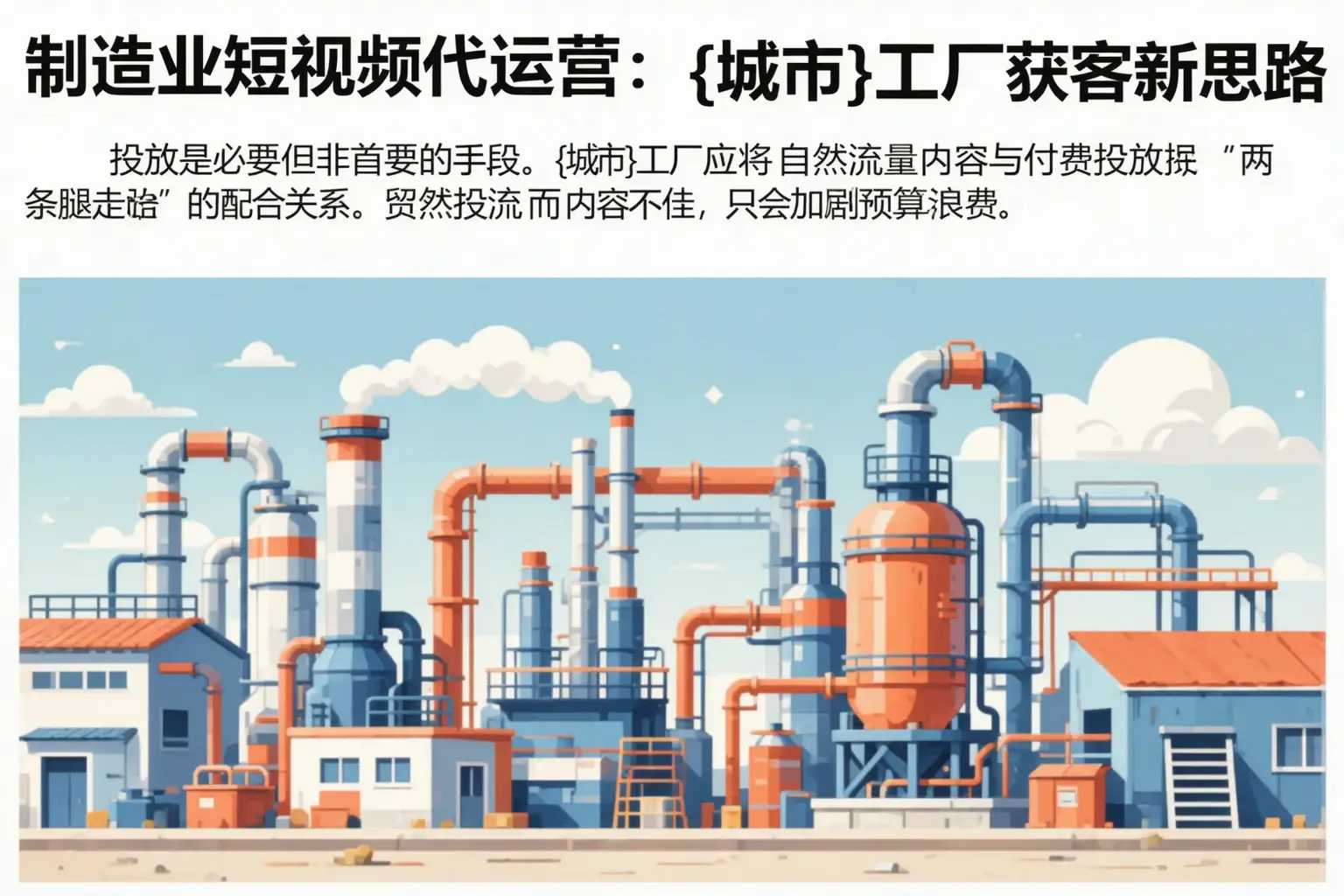 制造业短视频代运营：海口工厂获客新思路