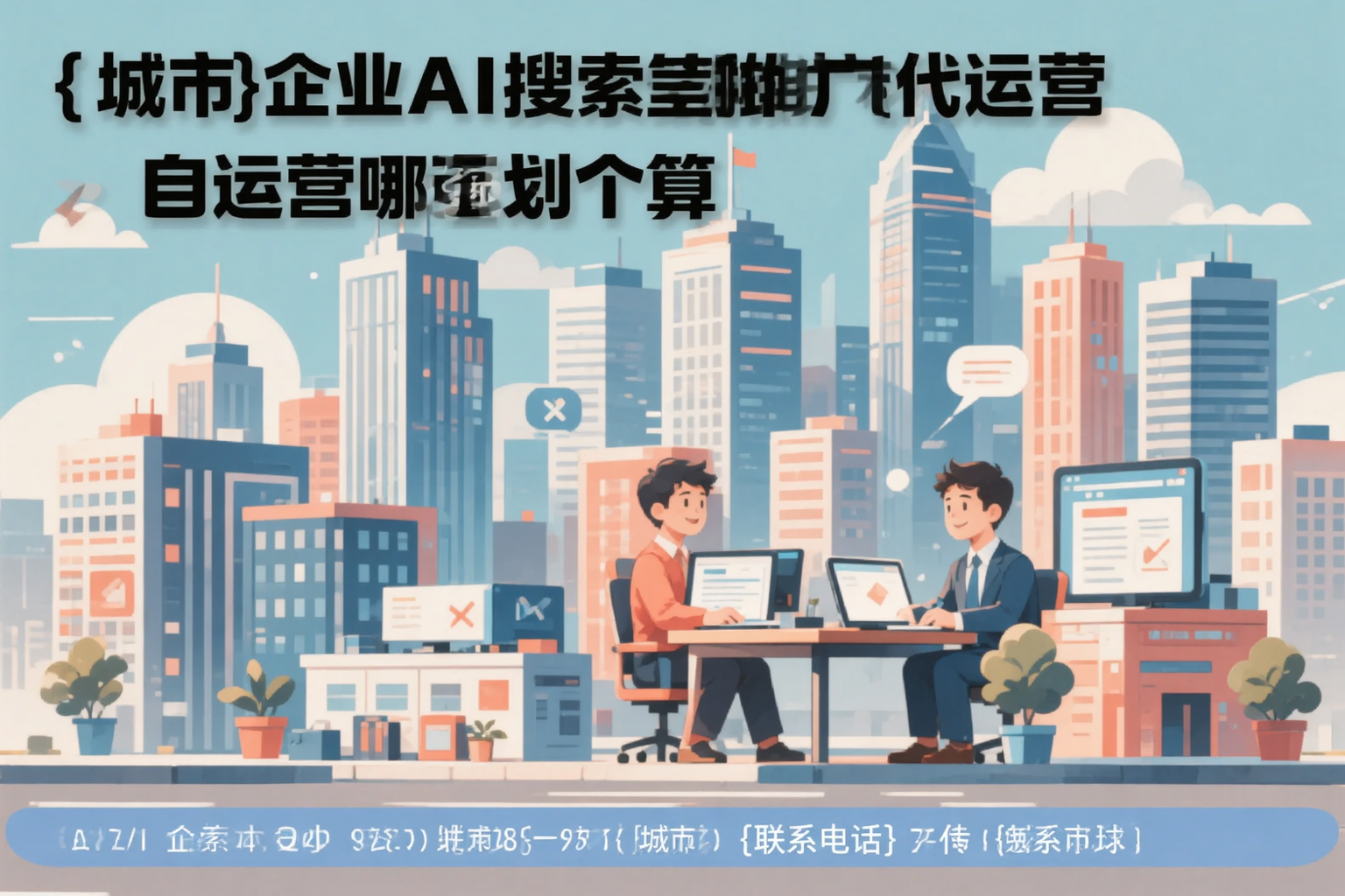 海口企业AI搜索推广代运营和自运营哪个更划算