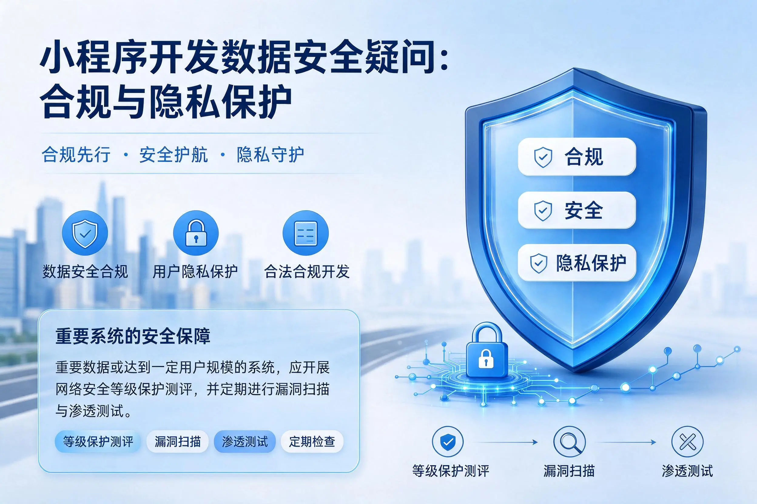 海口小程序开发数据安全疑问：合规与隐私保护